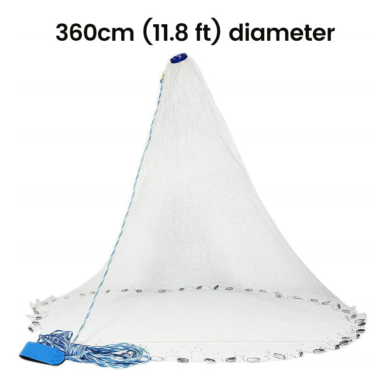 ๐ข๐ข40% OFF !! โฐ Easy-Throw Cast Net โ Heavy-Duty Mesh, Rapid Sinking, Versatile ๐