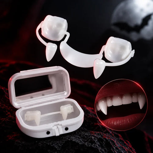 🎁🎁Retractable Halloween Vampire Fangs