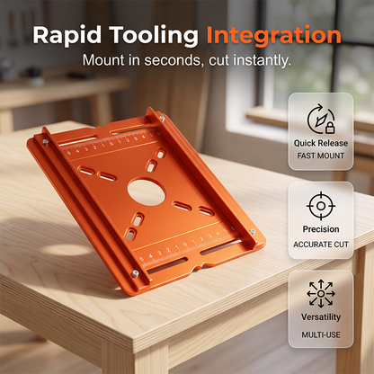 boostbind Precision Wood Router Slotting Guide Bracket
