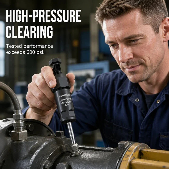 boostbind Heavy Duty Grease Fitting Cleaner Unclog Tool