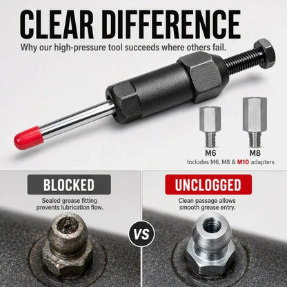 boostbind Heavy Duty Grease Fitting Cleaner Unclog Tool