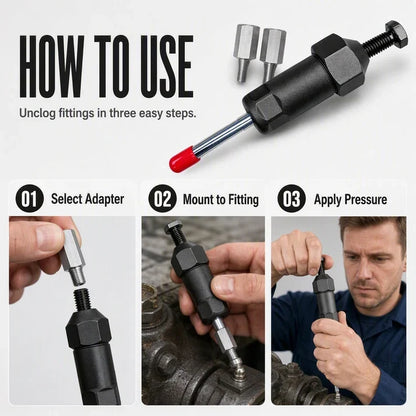 boostbind Heavy Duty Grease Fitting Cleaner Unclog Tool