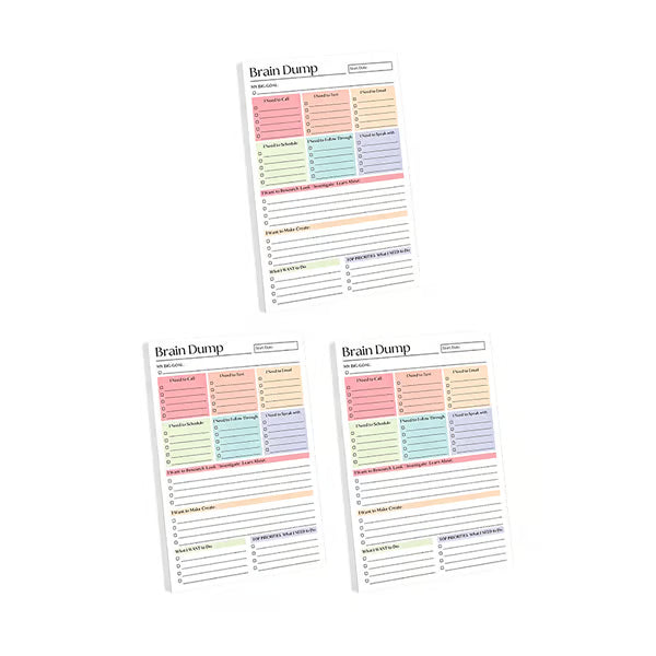 ADHD Brain Dump Planner Pad